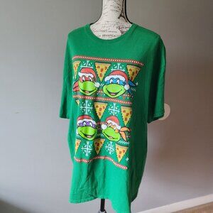 EUC, Men's, Ninja Turtles, Christmas, T-Shirt